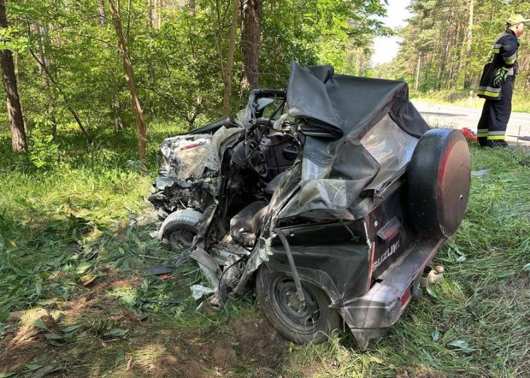 Wypadek pod Łabiszynem Nie żyje młody policjant Remiza pl Polski