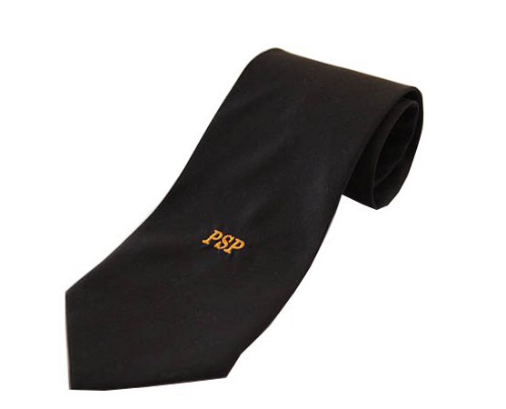 Krawat z napisem PSP