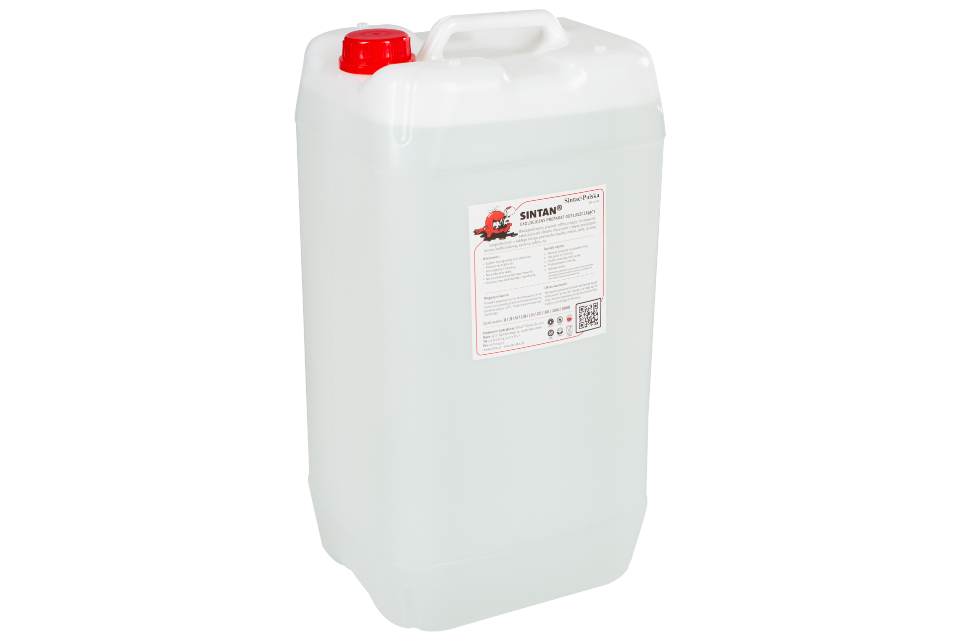 Odtłuszczacz ekologiczny Sintan kanister 30 litrów