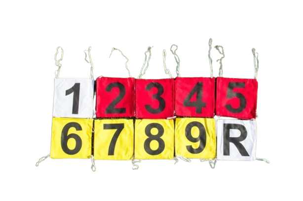 Oznaczenia funkcyjnych - numery startowe 10 sztuk na zawody MDP