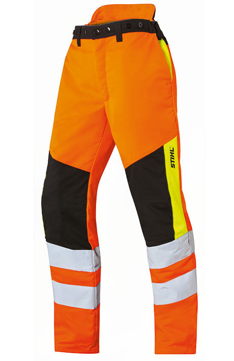 Spodnie z ochroną antyprzecięciową i elementami odblaskowymi Protect MS STIHL