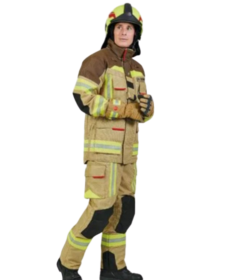 FIRE FLEX Rosenbauer NOMEX® XTR granatowo-złoty Ubranie specjalne dwuczęściowe