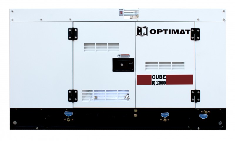 Agregat prądotwórczy generator trójfazowy 13000 W Optimat IQ13000 CUBE diesel zabudowany
