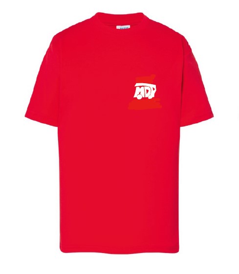 Koszulka T-shirt młodzieżowa z logo MDP na piesi i plecach