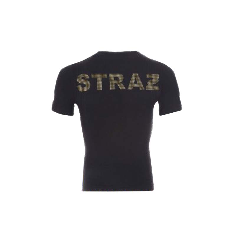 Koszulka termiczna T-shirt BRUBECK PROTECT z napisem STRAŻ