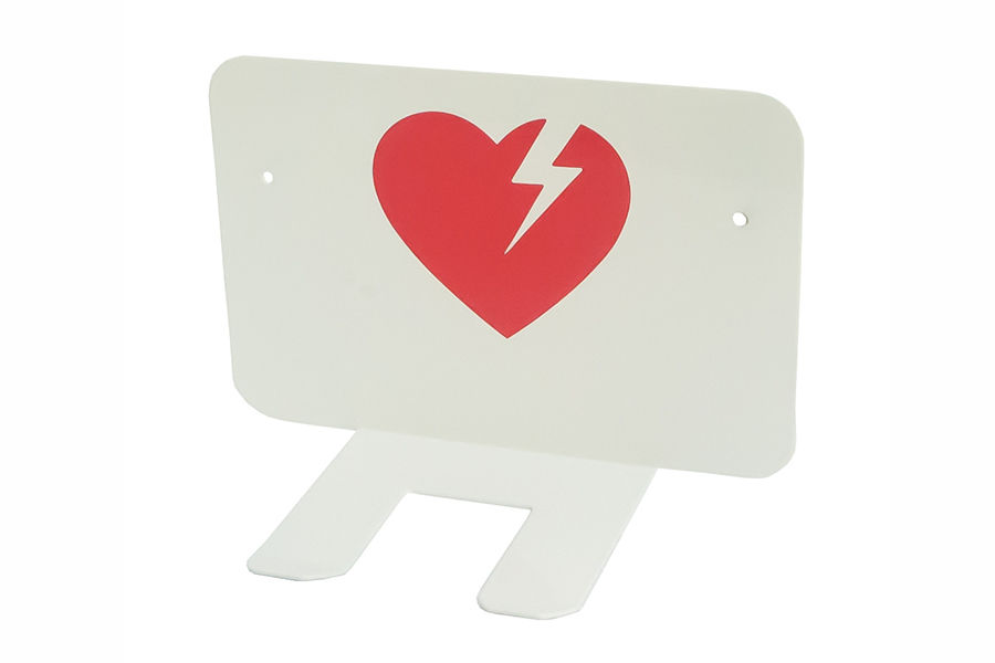 Uchwyt AED - uniwersalny uchwyt ścienny do defibrylatora LIFEPAK CR2 LIFEPAK 1000 biały
