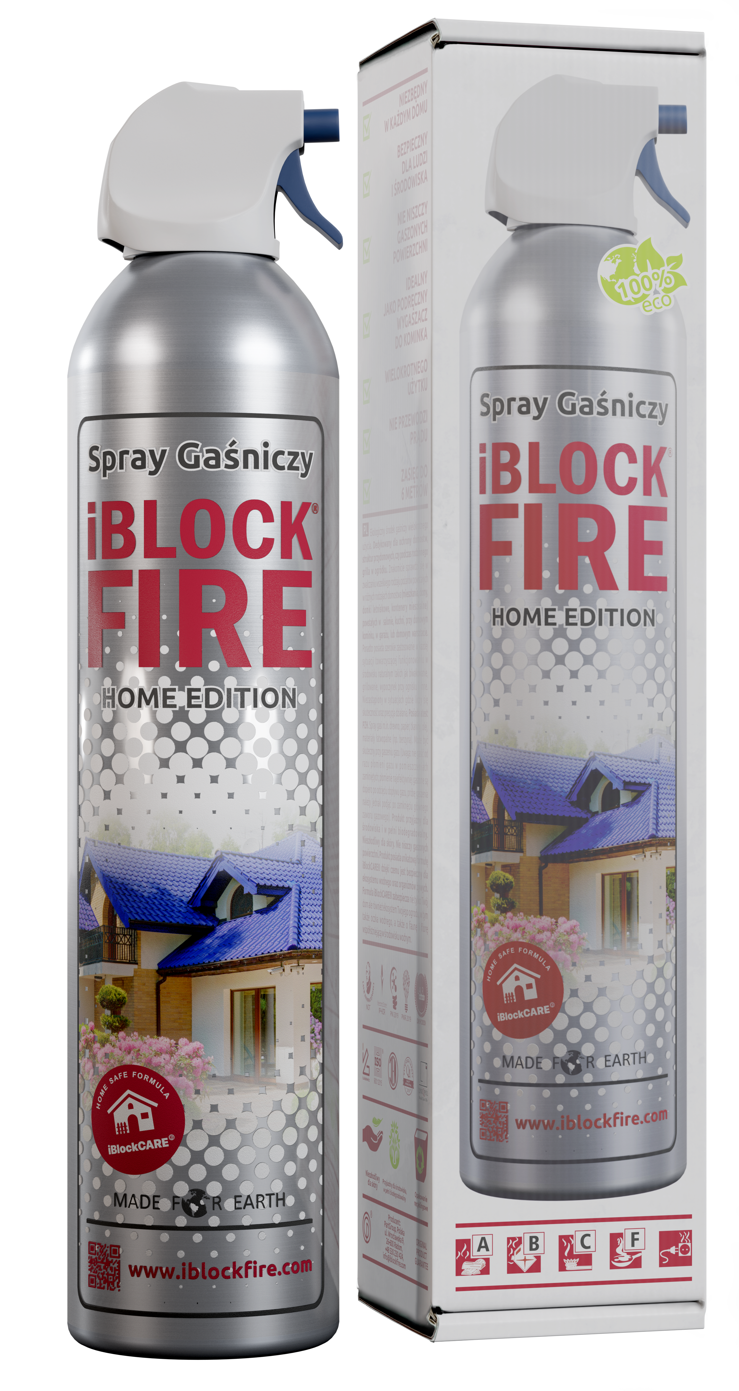 Spray gaśniczy iBlockFIRE 600H Home Edition 