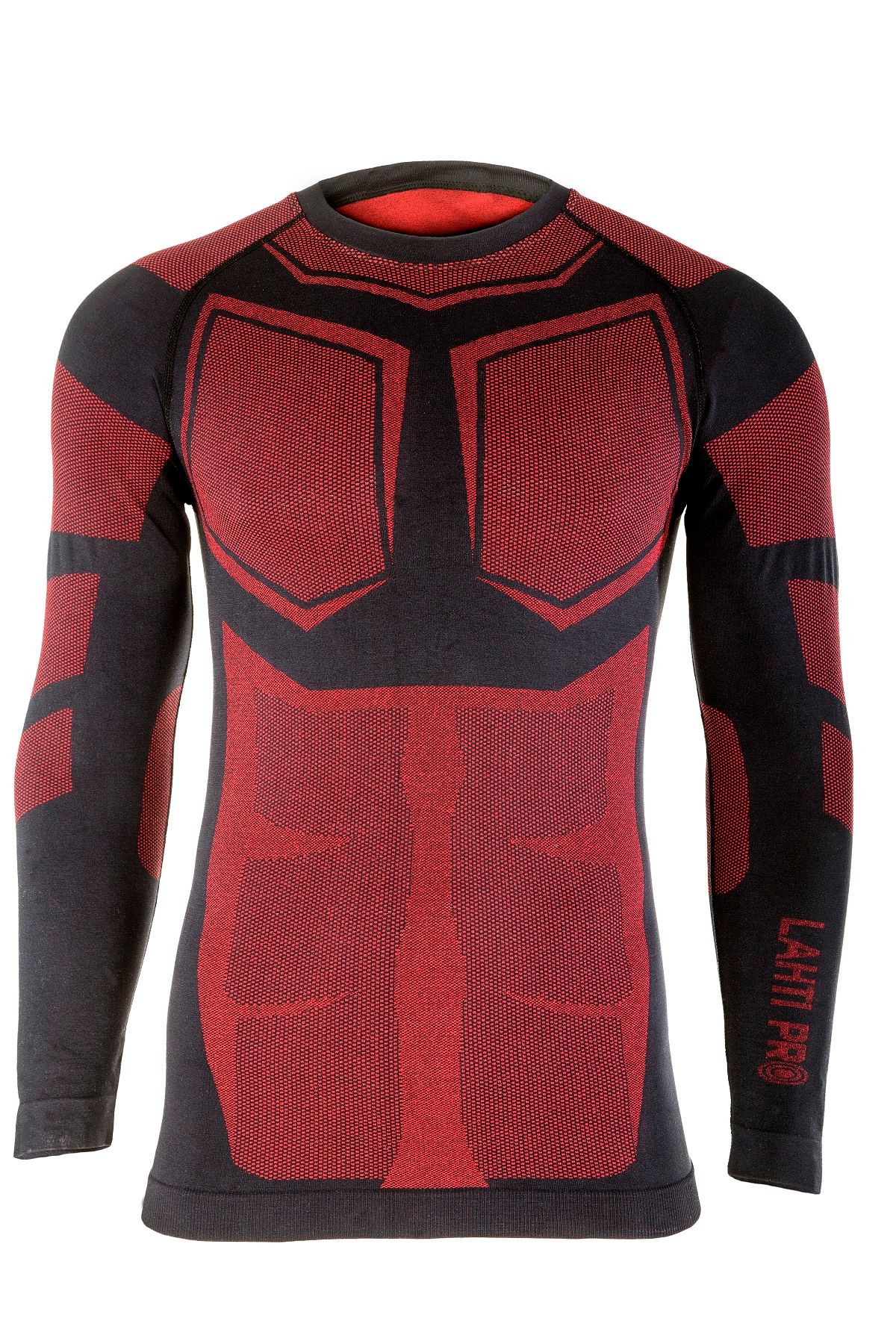 Bluza koszulka termoaktywna  czarno-czerwona