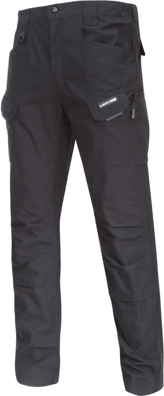 Spodnie bojówki czarne Slim Fit spodnie robocze