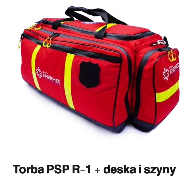 Zestaw ratownictwa medycznego PSP-R1 TORBA CORDURA z wyposażeniem EMERMED ZO0002