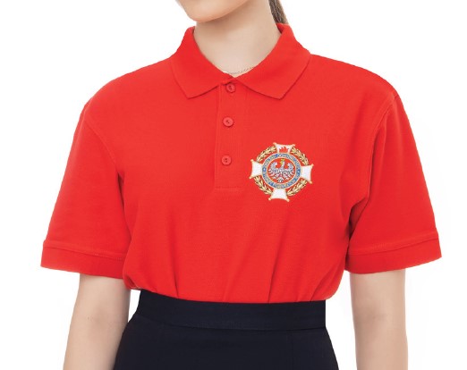 Organizacyjna koszulka polo MDP z haftem Związku OSP RP