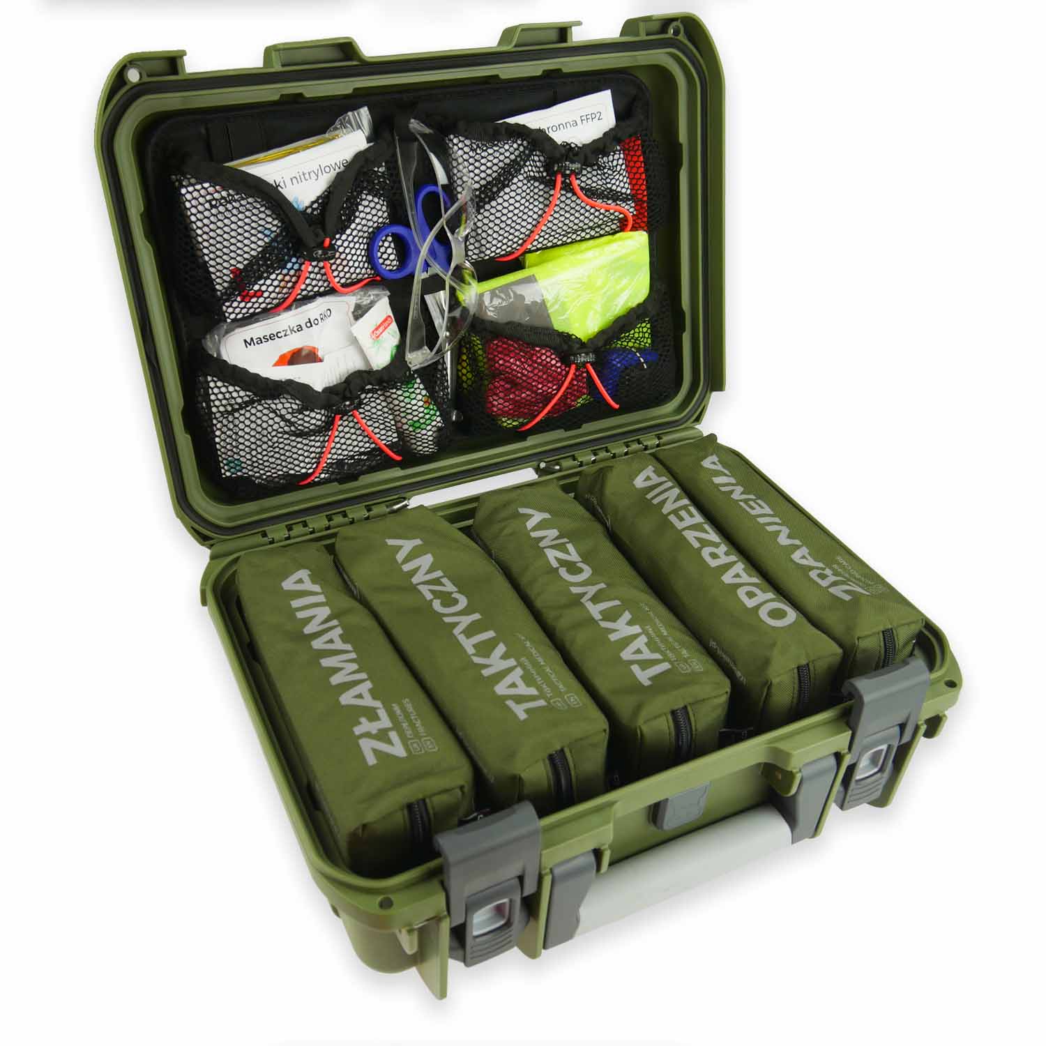 TRAUMA KIT Apteczka modułowa (ZATTOR) walizka CARRY CASE 6 Green