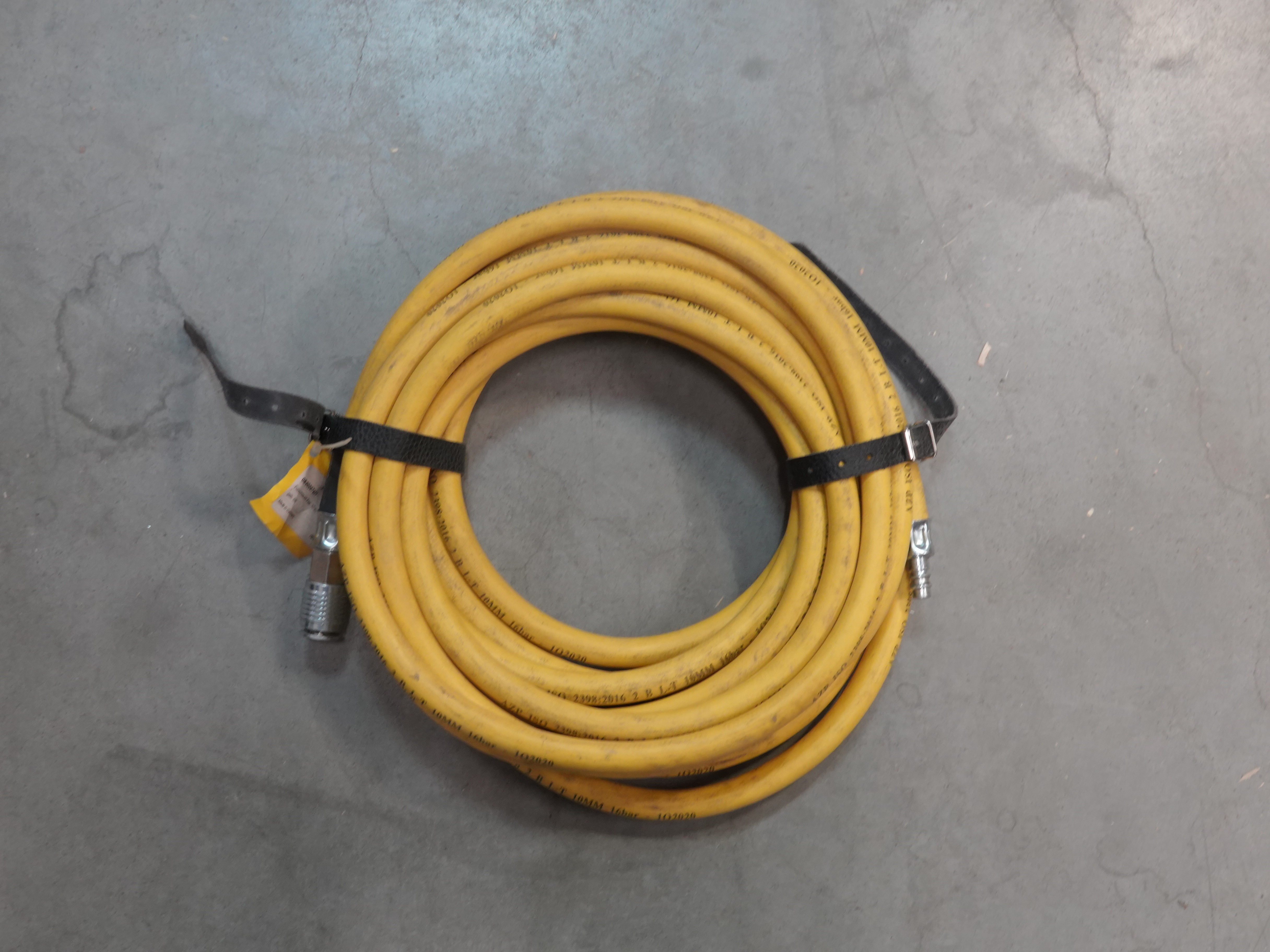 Wąż do poduszki 10 m - żółty 8 bar (używane)