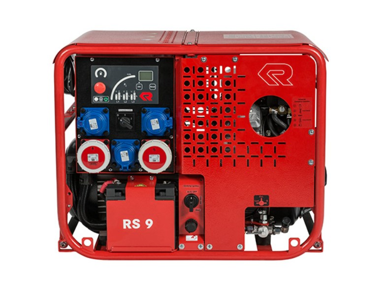 Agregat prądotwórczy RS 9 (9kVA) z rozrusznikiem elektrycznym i monitoringiem izolacji